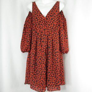 Disney Alice Wonderland Dress Lg Through Looking Glass Red Hearts Colleen Atwood